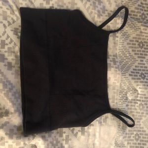 NWT Fabletics Dark Grey Sports bra
